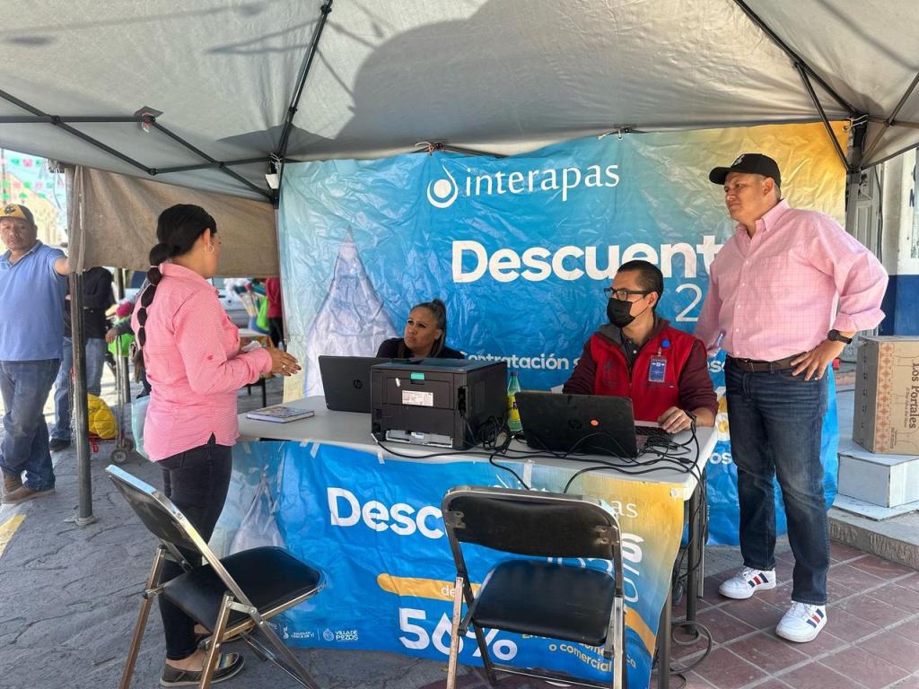 Interapas lleva el programa “Acaba tu deuda de una vez” a colonias de la zona&nbsp;metropolitana