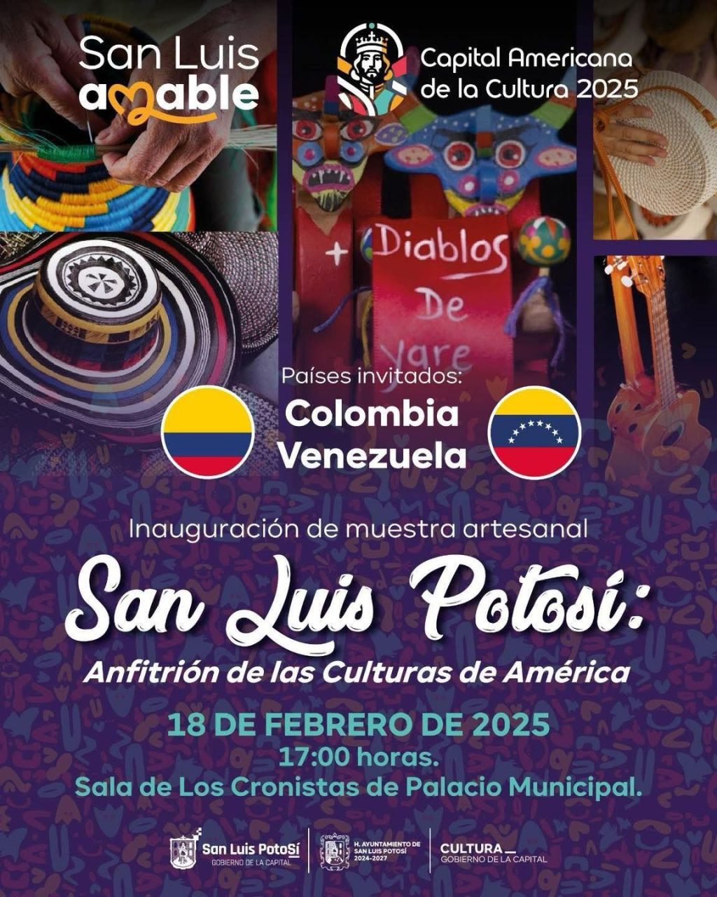 Hoy, la Capital Americana de la Cultura, San Luis Capital, ofrece una muestra artesanal en honor a&nbsp;Colombia
