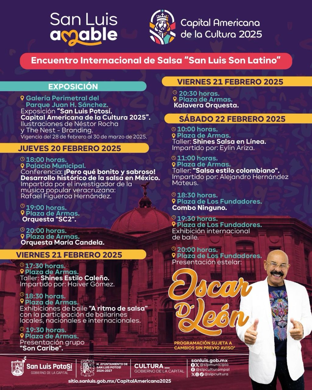 Encuentro Internacional de Salsa en el marco de Capital Americana de la&nbsp;Cultura