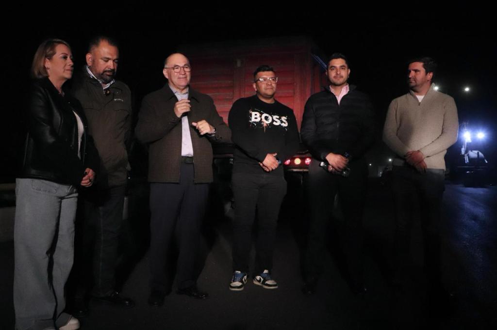 Supervisa Alcalde Enrique Galindo avance en la rehabilitación de avenida Salvador&nbsp;Nava