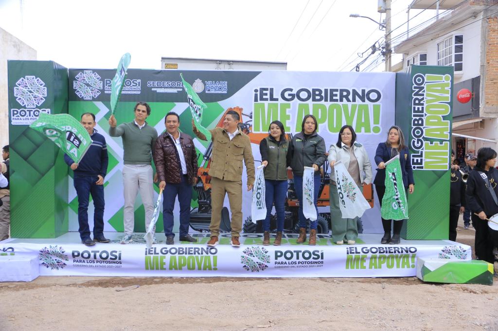 VILLA DE POZOS INICIA REHABILITACIÓN DE LA CALLE MOLINO&nbsp;ROJO