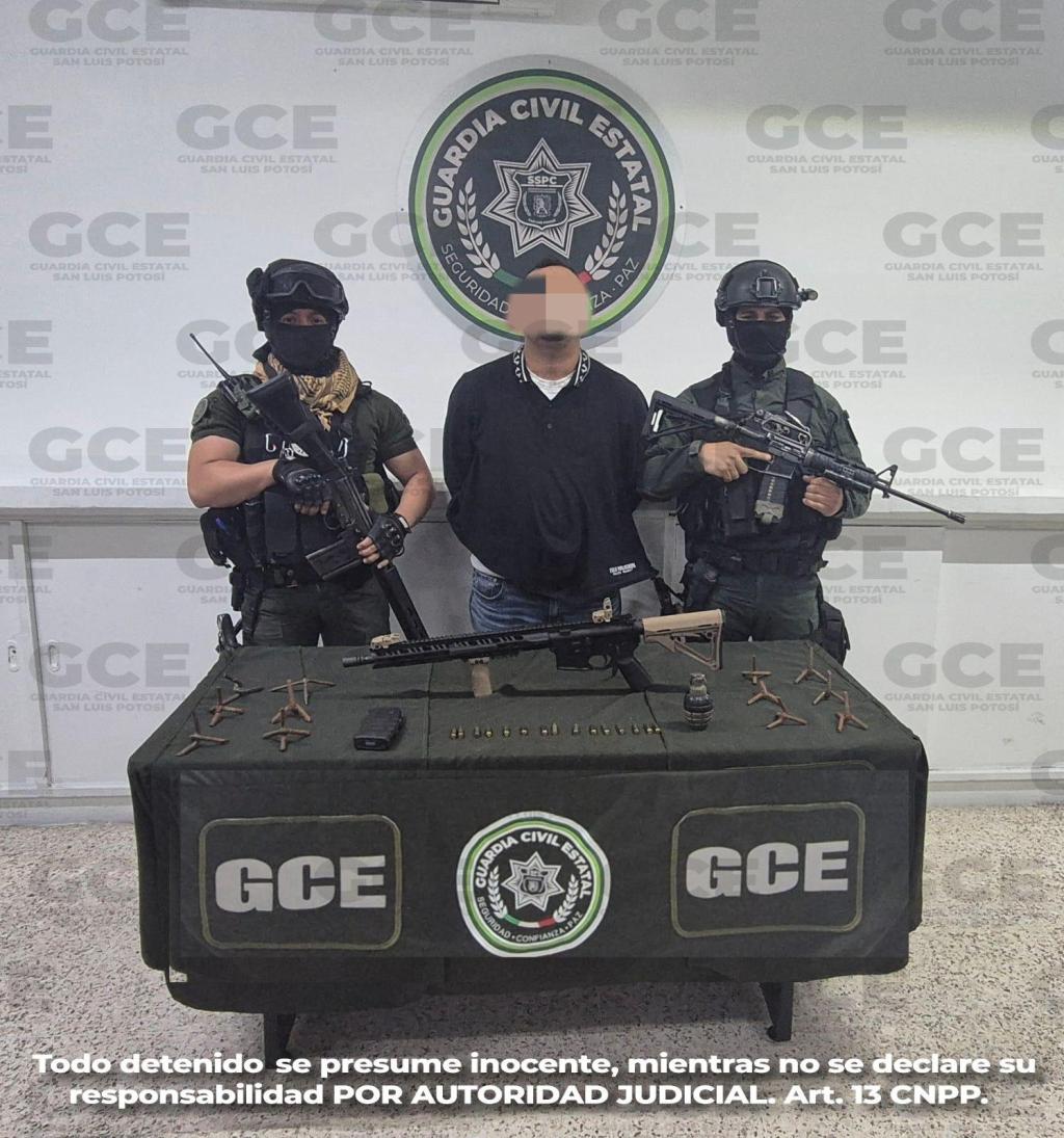 GUARDIA CIVIL ESTATAL CAPTURA AL ALACRAN JEFE DE PLAZA CRlMIN@L EN CIUDAD&nbsp;VALLES