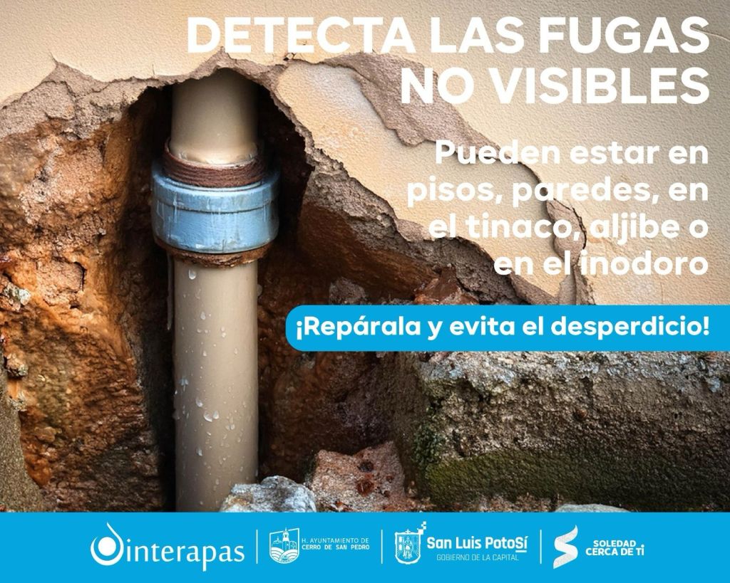 Fugas no visibles en el hogar, pueden desperdiciar al menos 200 litros por&nbsp;semana