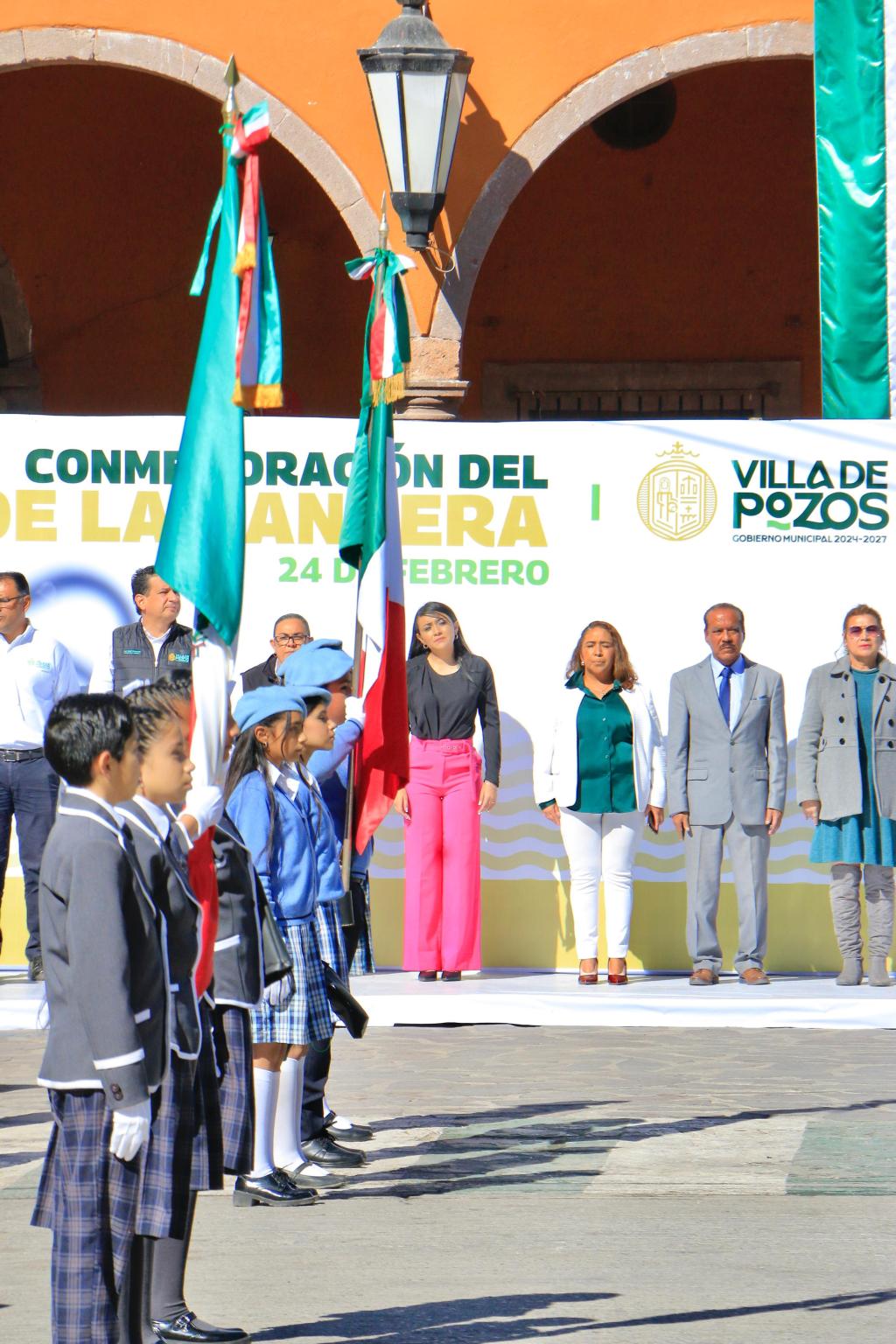 FORTALECE VILLA DE POZOS PATRIOTISMO CON JURAMENTO A LA&nbsp;BANDERA