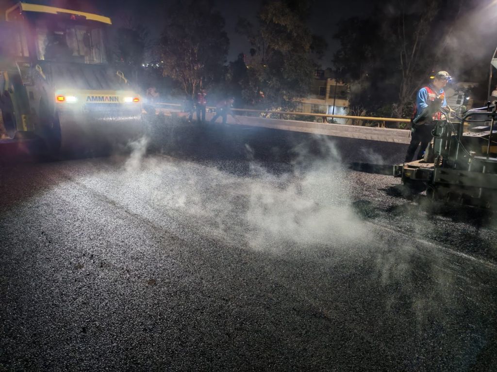 En solo una semana, Gobierno de la Capital entrega 30 mil m2 de vialidades y avanza Salvador&nbsp;Nava