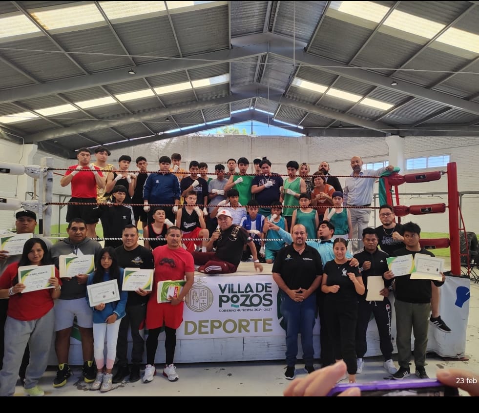 VILLA DE POZOS IMPULSA DEPORTE DE BOXEO CON CAPACITACIONES Y TORNEOS