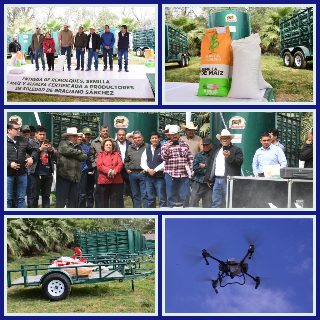 JUAN MANUEL NAVARRO ENTREGA MÁS APOYOS AGRÍCOLAS QUE IMPULSAN LA TÉCNIFICACIÓN DEL CAMPO&nbsp;SOLEDENSE