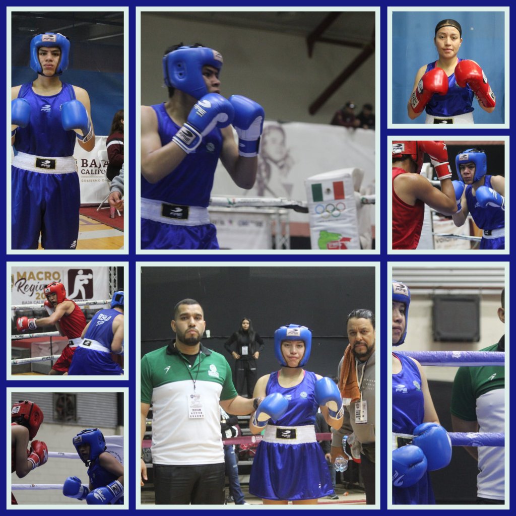 Cristal Ramírez y Ángel Ruiz avanzan en el Macro Regional de Boxeo