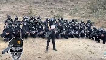 SUPUESTOS INTEGRANTES DEL CJNG SE DESLINDAN EN VIDEO DEL RANCHO&nbsp;IZAGUIRRE