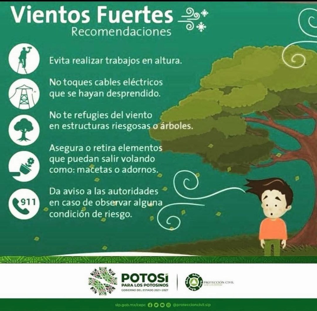 GOBIERNO ESTATAL VIGILA Y BRINDA APOYO A LA CIUDADANÍA POR FUERTES VIENTOS