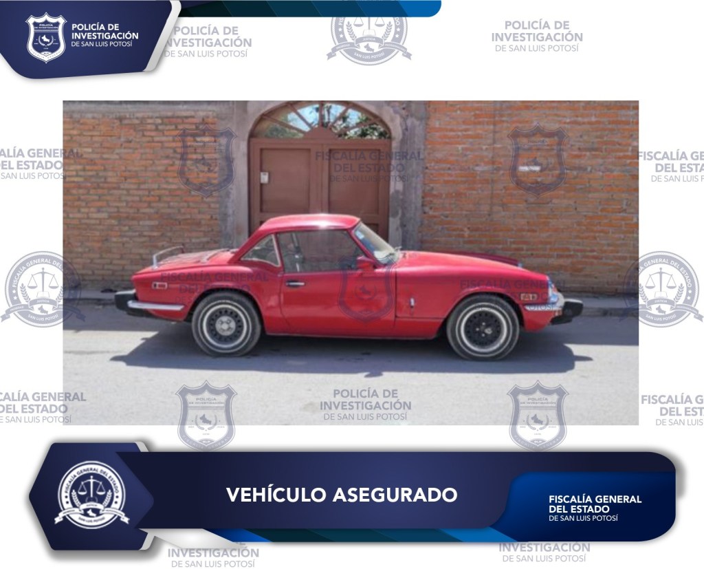 LA FGESLP RECUPERÓ UN VEHÍCULO ANTIGUO REPORTADO COMO&nbsp;ROBADO