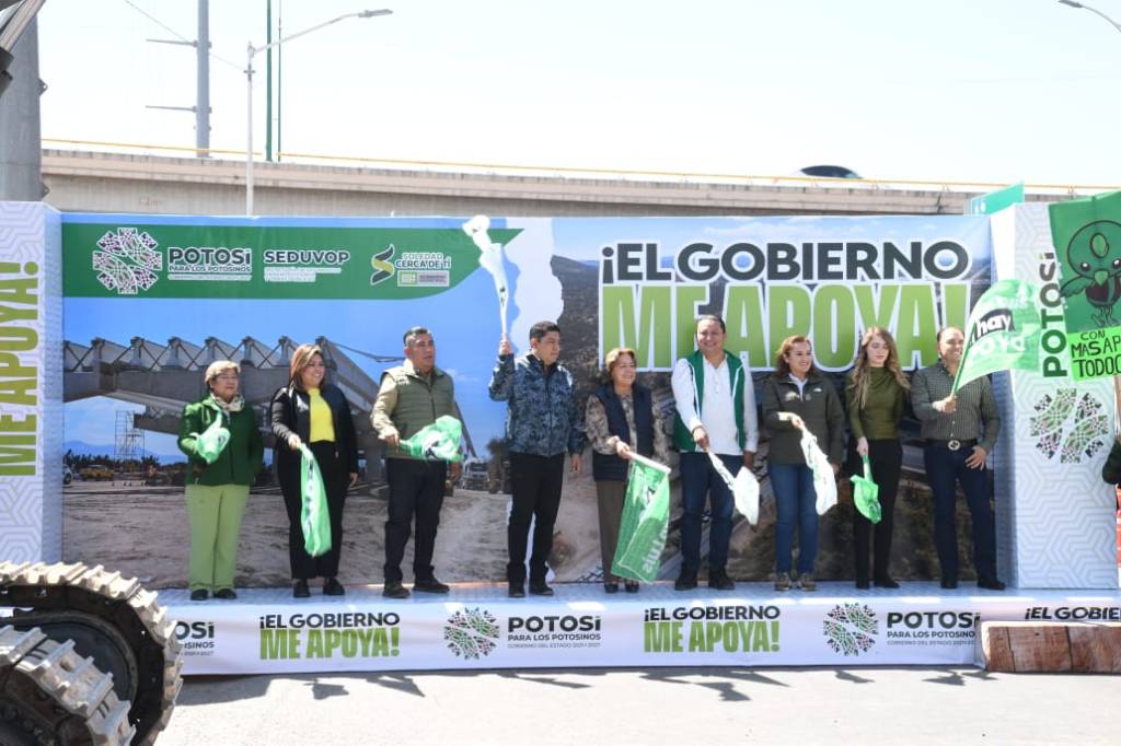 RICARDO GALLARDO ARRANCA CONSTRUCCIÓN DE GRAN PUENTE VEHICULAR EN CIRCUITO POTOSÍ
