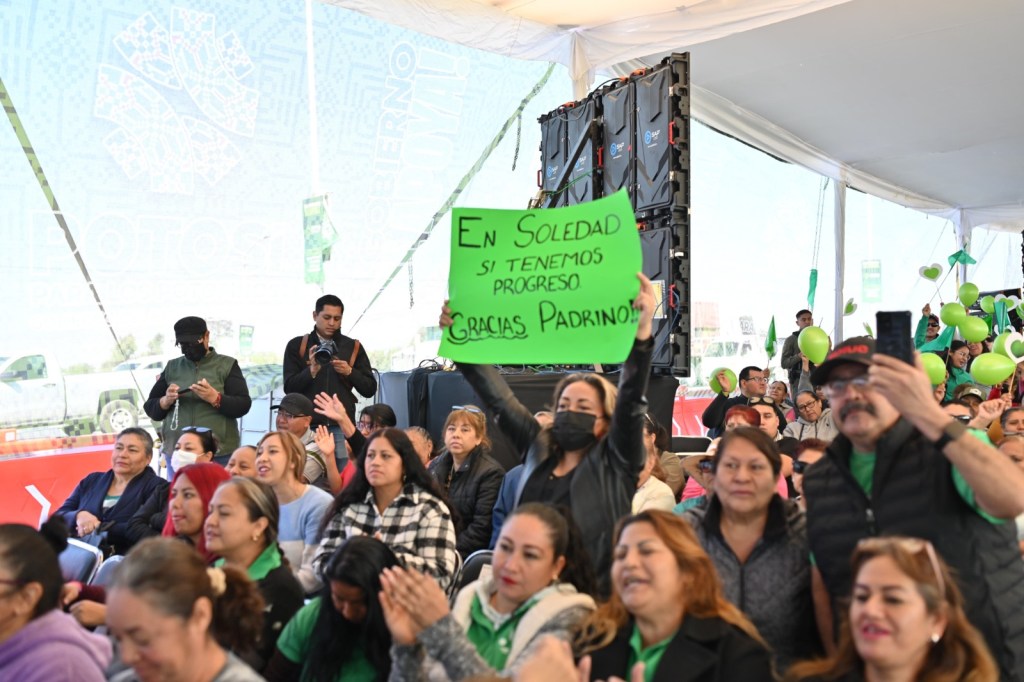 SOLEDENSES AGRADECEN A RICARDO GALLARDO POR MEGA PROYECTO DE PUENTE VEHICULAR