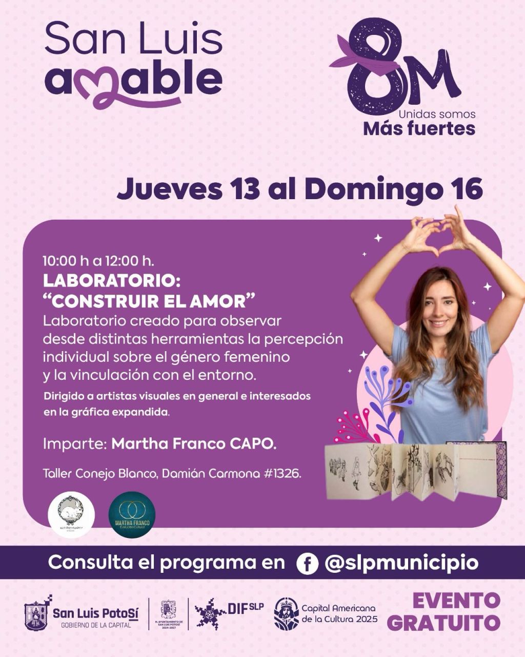  Cultura Municipal realiza Laboratorio artístico dentro del marco del&nbsp;8M