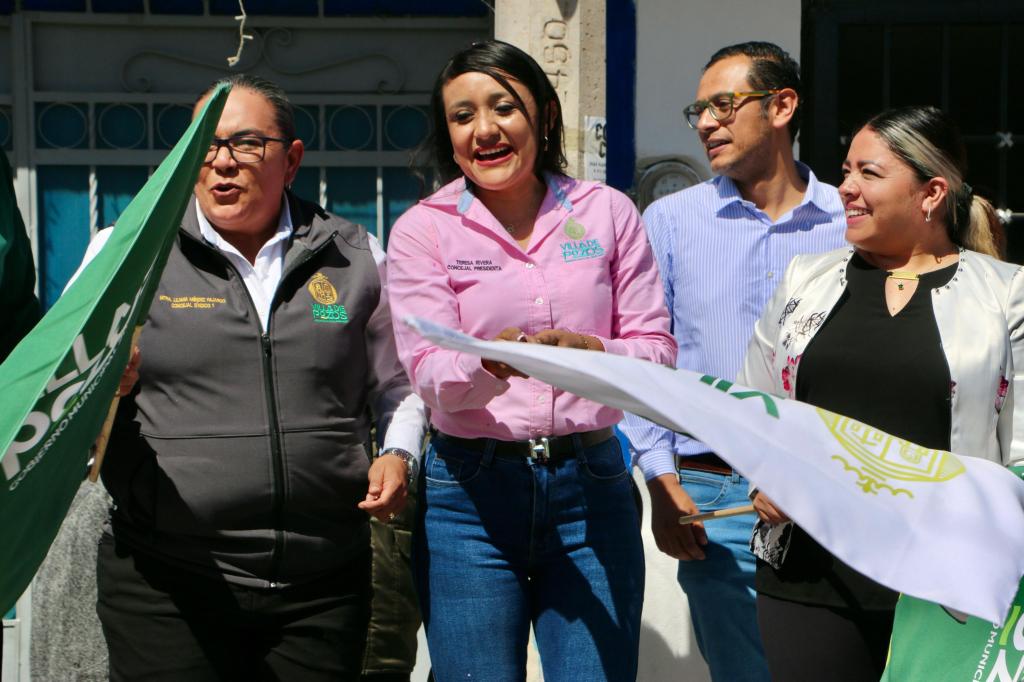 VILLA DE POZOS REHABILITA CALLE GRAL. PEDRO MARIANO&nbsp;ANAYA