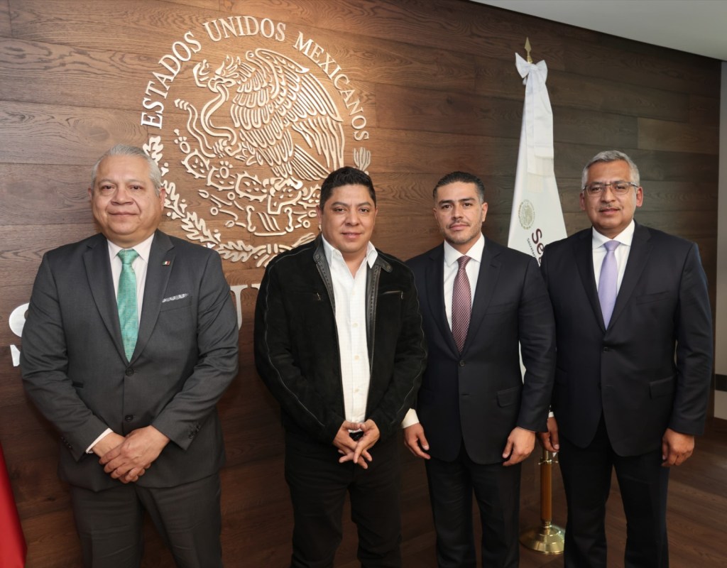 RICARDO GALLARDO Y GARCÍA HARFUCH CIERRAN FILAS POR LA SEGURIDAD DE SLP