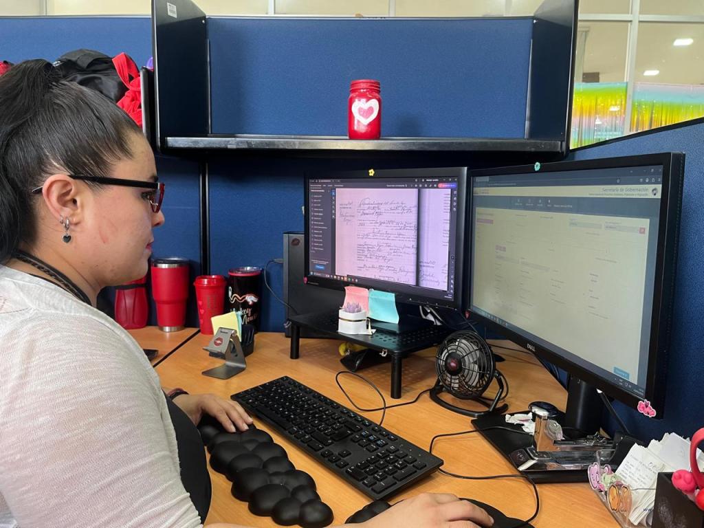 AVANZA EJECUTIVO ESTATAL CON DIGITALIZACIÓN DE ACTAS DE NACIMIENTO EN 11 MUNICIPIOS