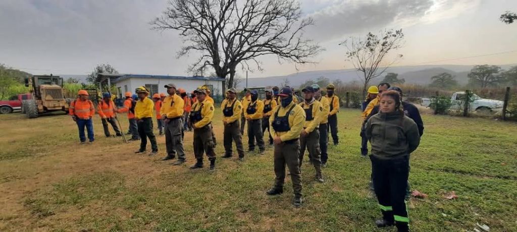 AVANZA EL COMBATE DE INCENDIOS FORESTALES EN SLP