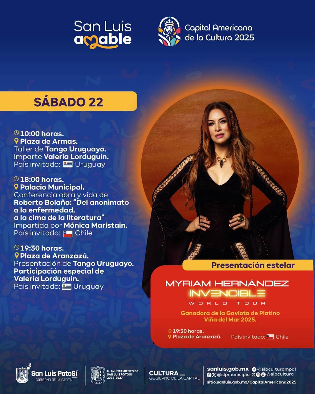 San Luis Capital, listo para recibir a “La Baladista de América”, Myriam Hernández