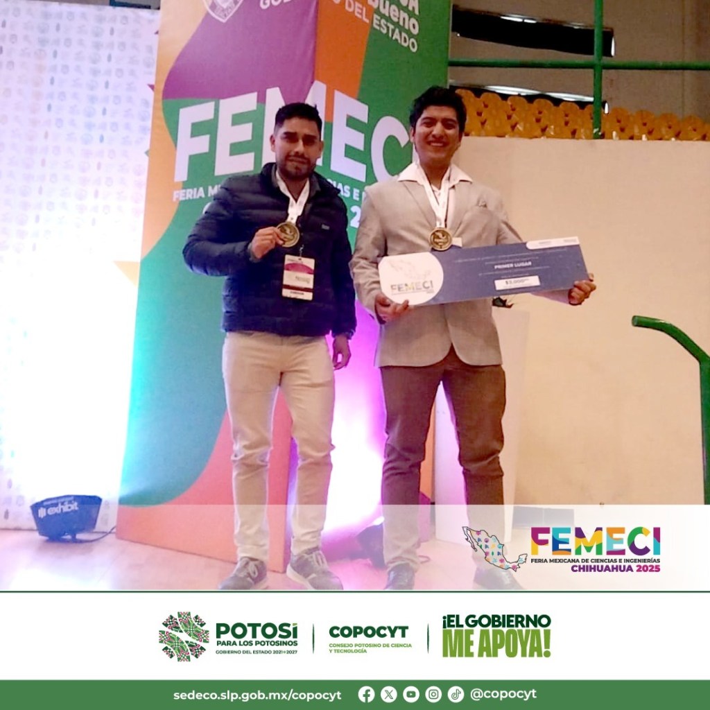 SLP LOGRA CUATRO PREMIOS EN LA FERIA MEXICANA DE CIENCIAS E INGENIERÍAS