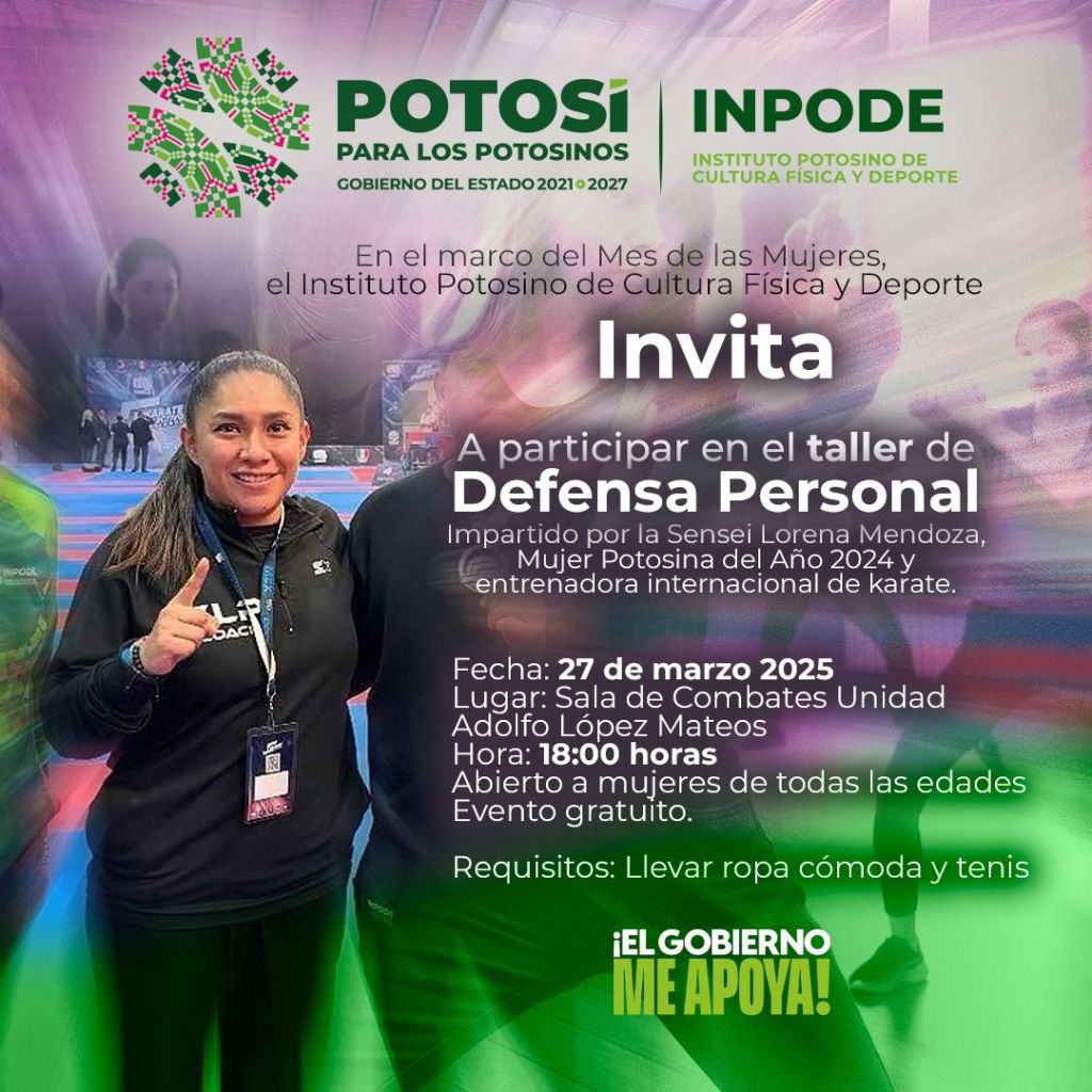 OFRECE EL ESTADO TALLER GRATUITO DE DEFENSA PERSONAL DIRIGIDO A MUJERES