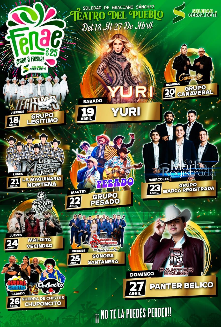 RICARDO GALLARDO ENCABEZA PRESENTACIÓN DE LA FENAE 2025 EN SOLEDAD