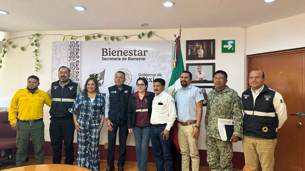 TITULAR NACIONAL DE PROTECCIÓN CIVIL SE REÚNE CON EL COMITÉ ESTATAL DE MANEJO DEL FUEGO