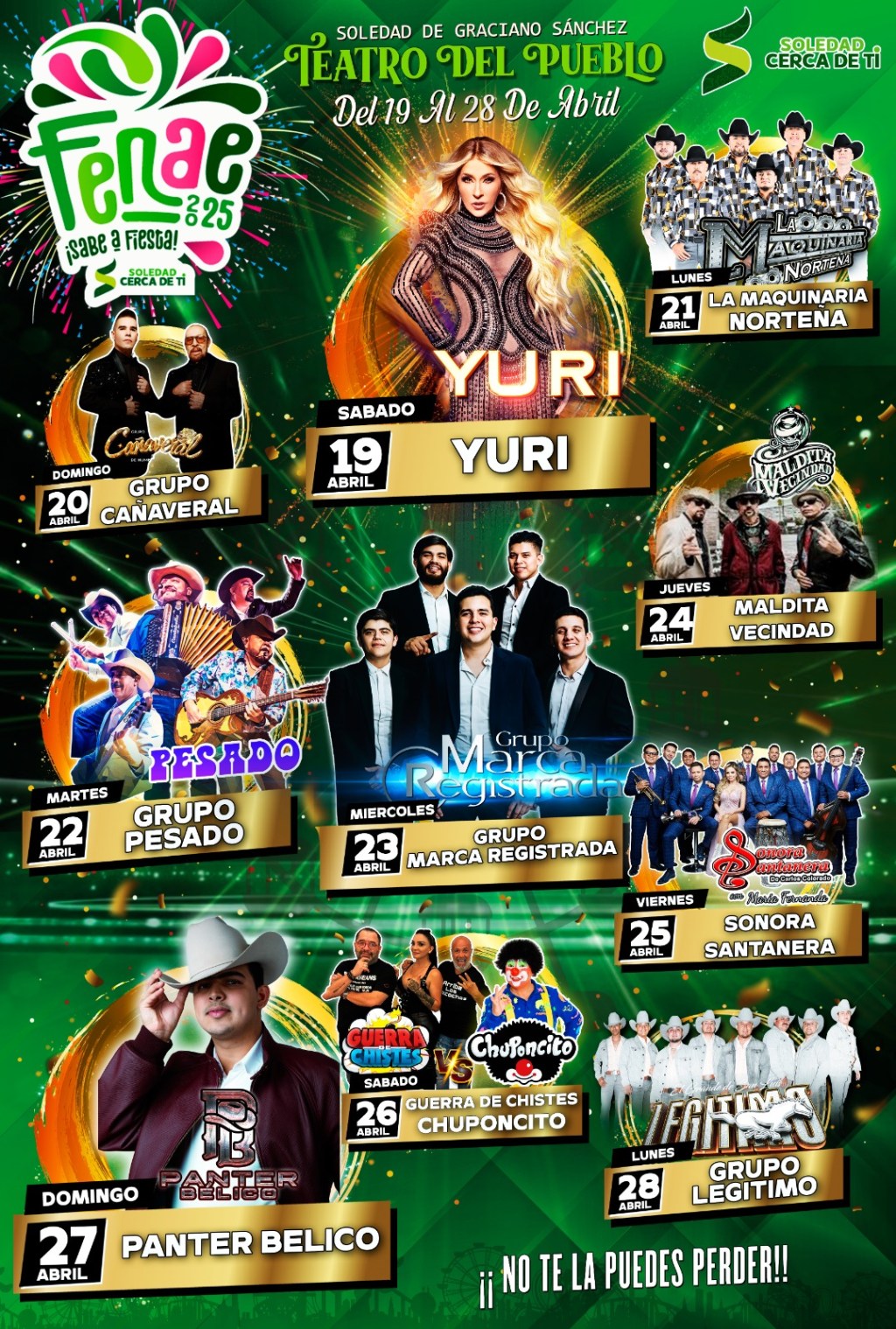 DEL 19 AL 28 DE ABRIL, LA FERIA NACIONAL DE LA ENCHILADA 2025 SORPRENDERÁ CON UN TEATRO DEL PUEBLO ESPECTACULAR