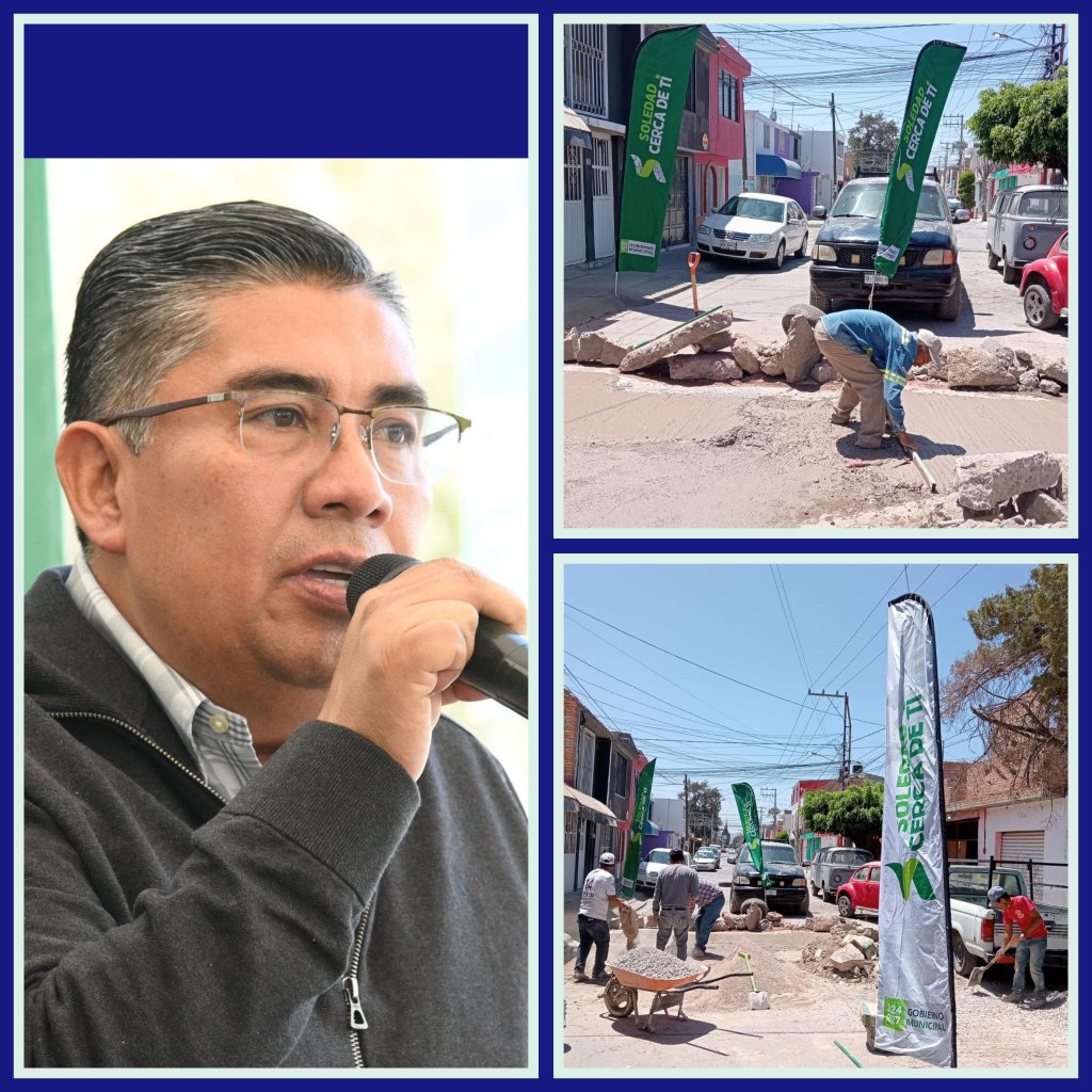 ALCALDE DE SOLEDAD REAFIRMA APOYO A LAS FAMILIAS CON OBRAS DE INFRAESTRUCTURA&nbsp;HIDRÁULICA