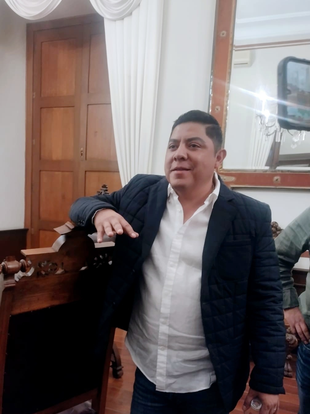 «UN FENÓMENO EXTRAÑO RARO SUPUESTO FANTASMA DE PALACIO DE GOBIERNO» GOBERNADOR RICARDO GALLARDO CARDONA