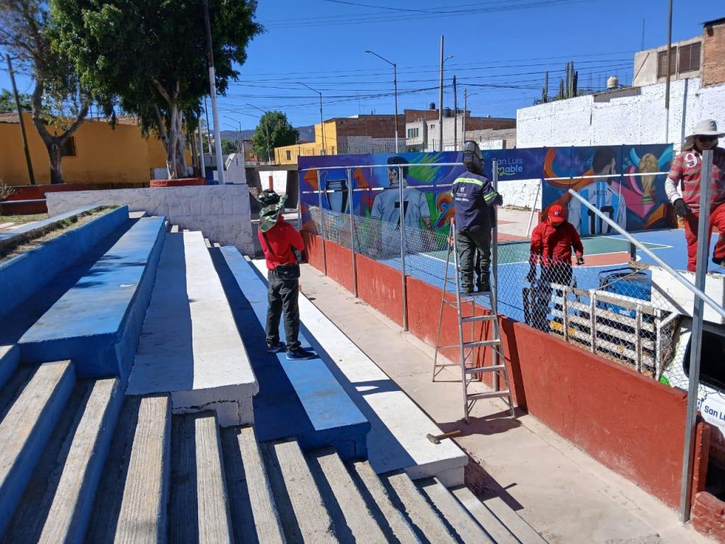 Continúa el Gobierno Municipal con las mejoras al Parque Lineal Río Españita