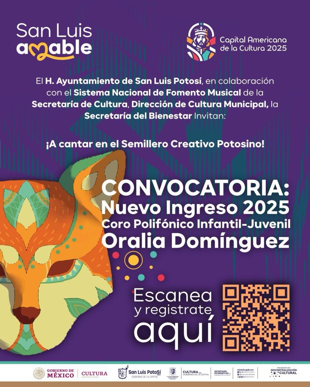 Gobierno de la Capital invita a formar parte del Coro Infantil y Juvenil Municipal “Oralia Domínguez”