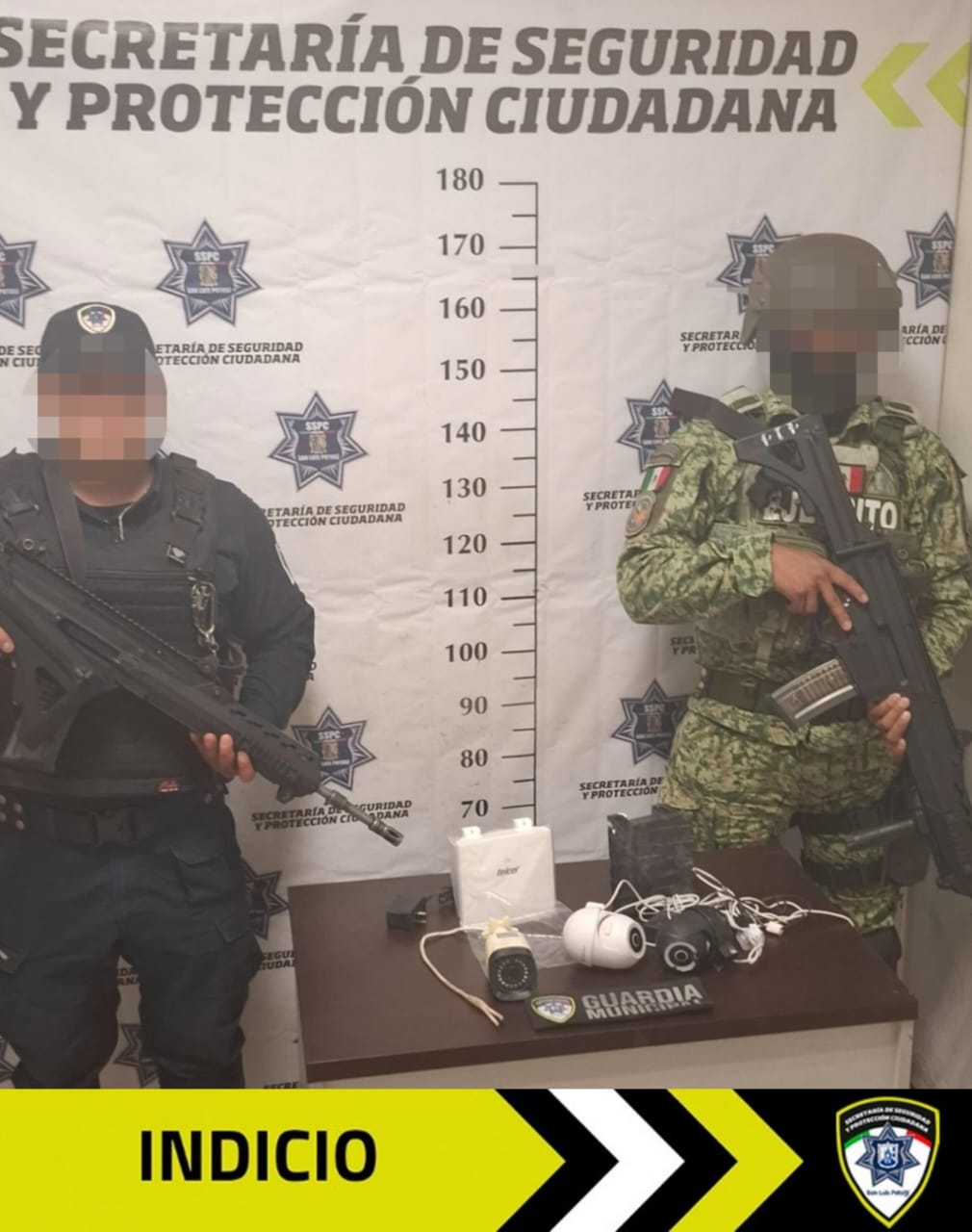 En el cuadrante sur, agentes de la SSPC Capitalina retiran dos sistemas de video vigilancia ilegales