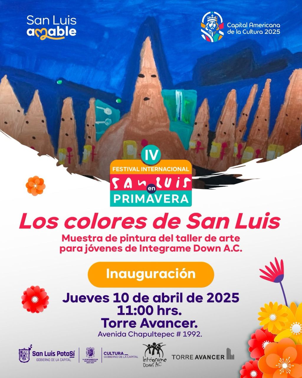 Intégrame Down A.C. se une al Festival de Primavera con exposición: “Los Colores de San&nbsp;Luis”