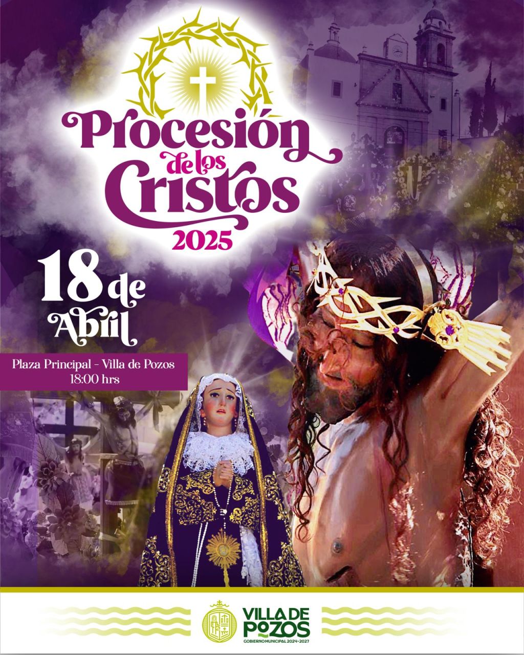 VILLA DE POZOS LISTO PARA VIVIR LA EMBLEMÁTICA PROCESIÓN DE LOS&nbsp;CRISTOS