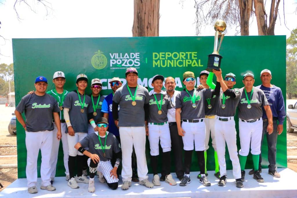 VILLA DE POZOS VIVIÓ PRIMER CUADRANGULAR DE BÉISBOL