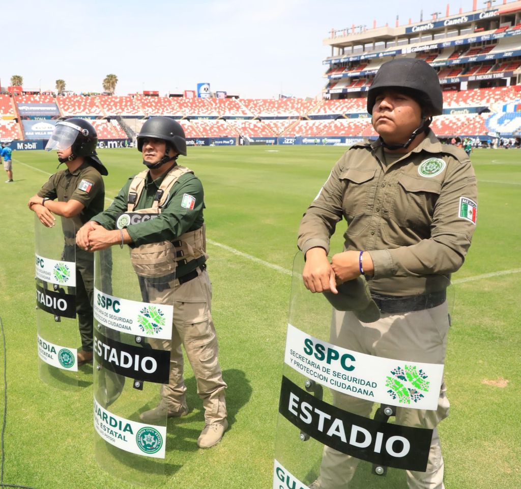 LISTO OPERATIVO “ESTADIO SEGURO” EN SLP POR ÚLTIMA JORNADA