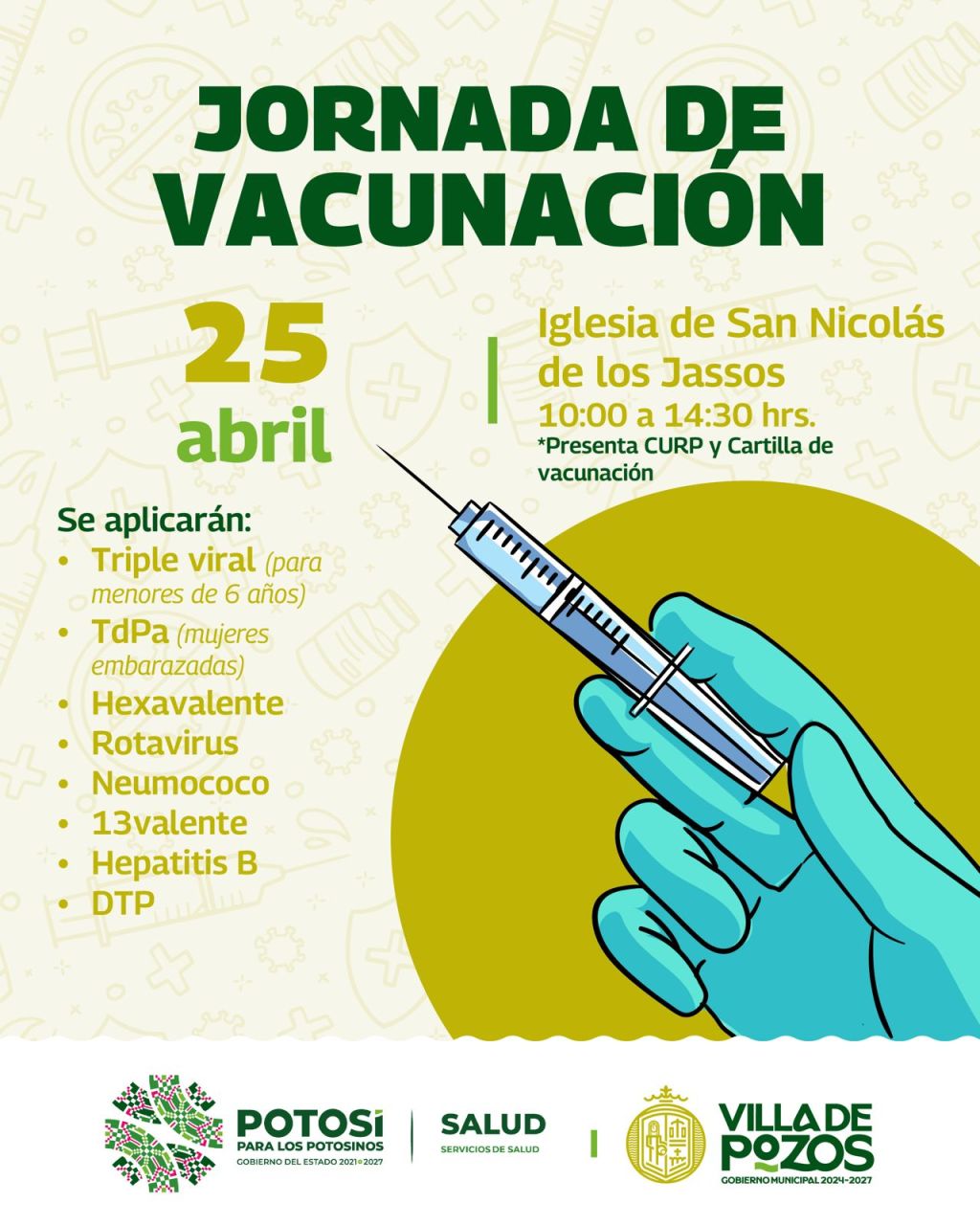 JORNADA DE VACUNACIÓN LLEGA A SAN NICOLÁS DE&nbsp;JASSOS