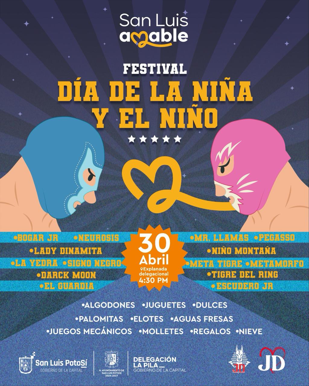 Delegación La Pila se llena de alegría con el Festival del Día de la Niña y el&nbsp;Niño