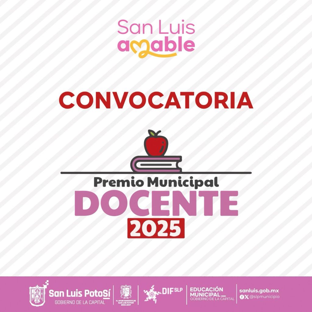 Exhortan a participar en el Premio Municipal Docente&nbsp;2025