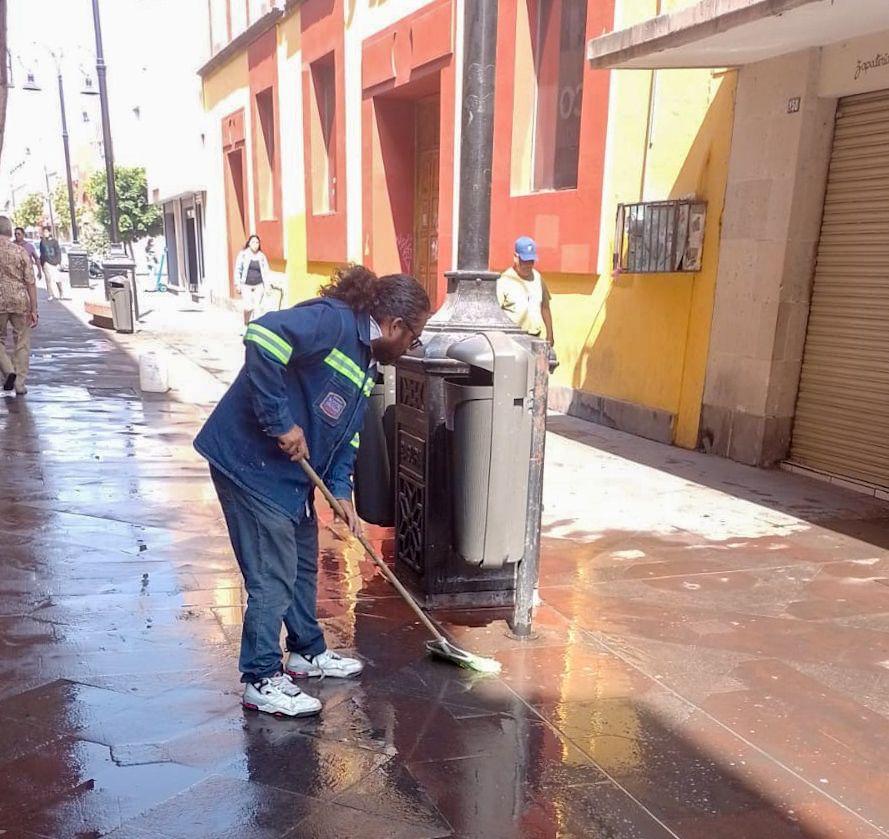 Gobierno de la Capital atiende reportes ciudadanos y refuerza limpieza en el Centro&nbsp;Histórico