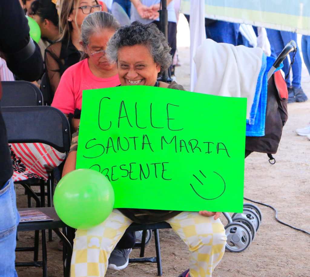MISIÓN DEL PALMAR AGRADECIDO CON TERESA&nbsp;RIVERA