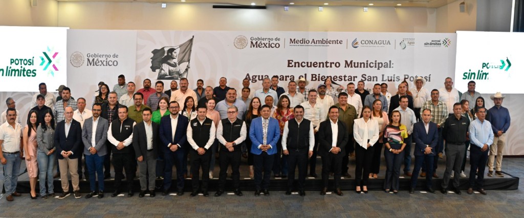 RICARDO GALLARDO Y FEDERACIÓN COORDINAN INFRAESTRUCTURA HÍDRICA EN&nbsp;SLP