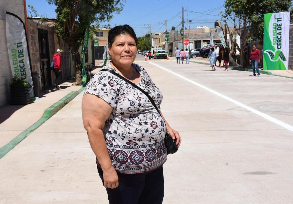 GOBIERNO DE SOLEDAD INCREMENTA PLUSVALÍA Y CALIDAD DE VIDA CON PAVIMENTACIÓN DE CALLE EL CARRIZAL:&nbsp;VECINOS