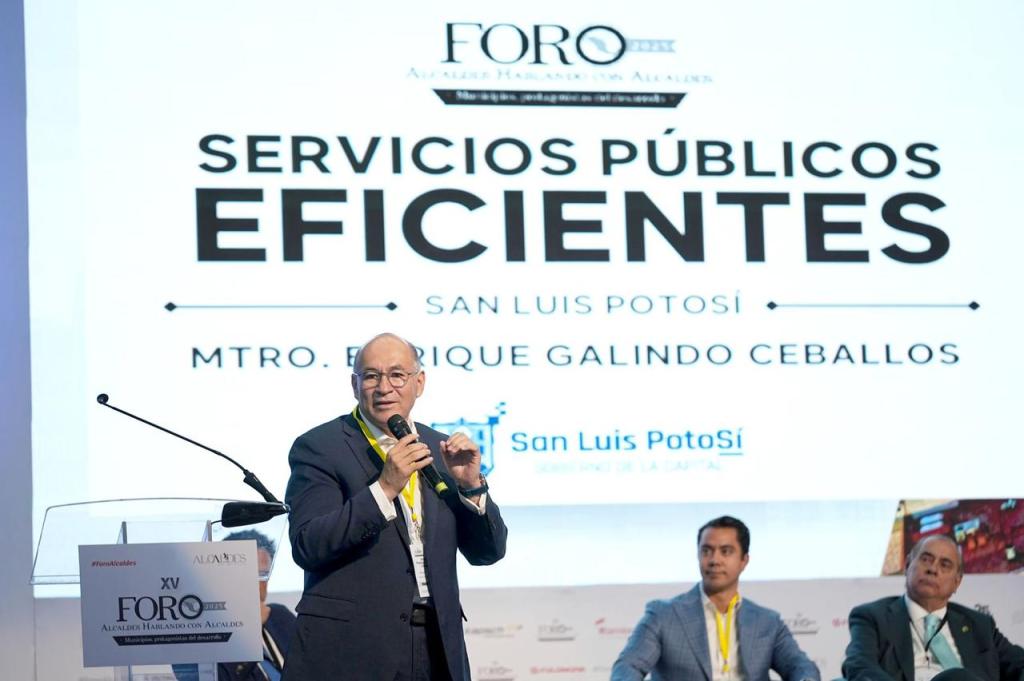 Enrique Galindo destaca resultados de alto impacto en Foro Nacional de&nbsp;Alcaldes
