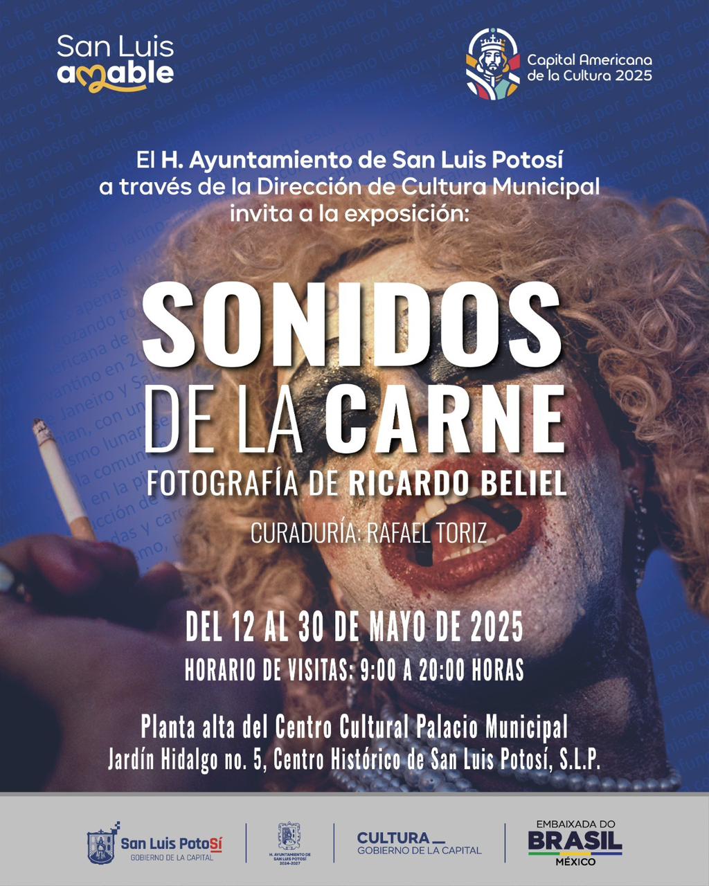 Exposición brasileña “Sonidos de la carne” en Palacio Municipal, dentro de Capital Americana de la&nbsp;Cultura