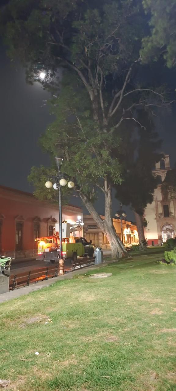 Gobierno de la Capital refuerza seguridad y conservación del Centro Histórico con trabajos de&nbsp;alumbrado