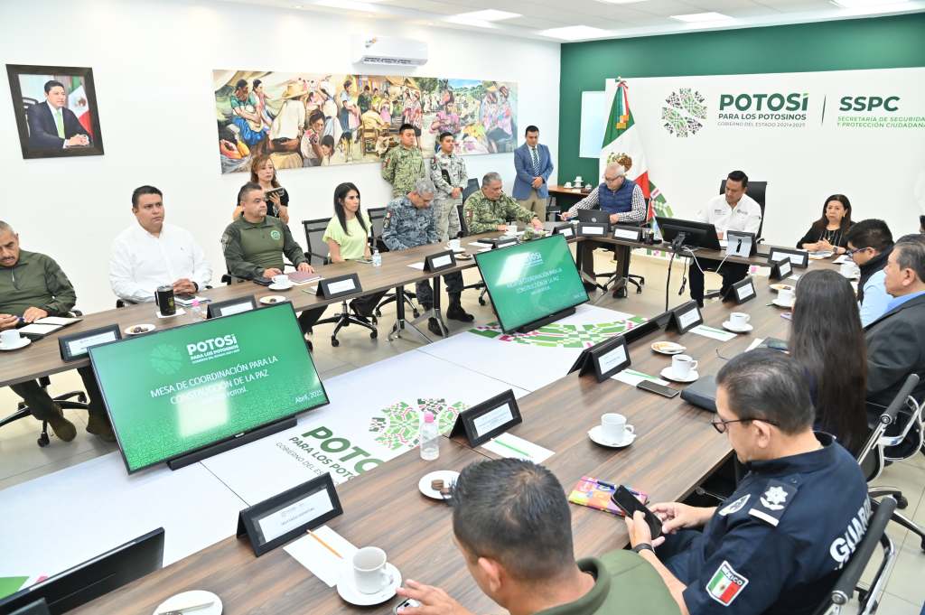 COORDINACIÓN CON MUNICIPIOS FORTALECE LA SEGURIDAD EN SAN LUIS&nbsp;POTOSÍ