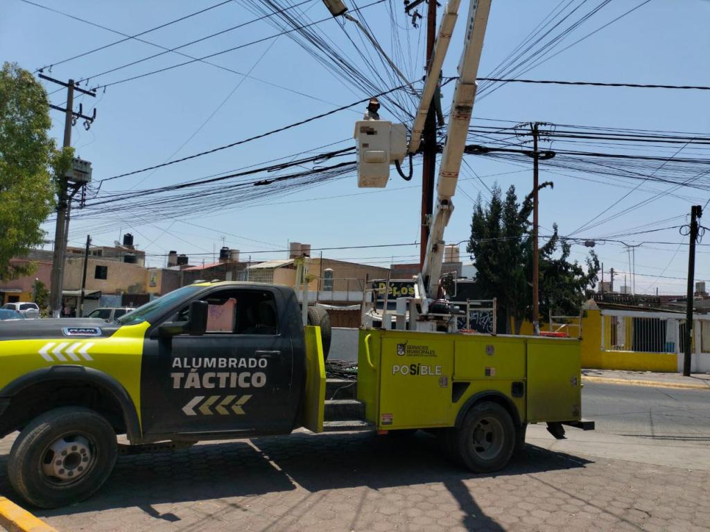 Gobierno de la Capital atiende reportes ciudadanos sobre alumbrado en diversas zonaa de la&nbsp;ciudad