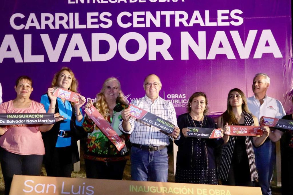 Enrique Galindo entrega la avenida Salvador Nava renovada, moderna y&nbsp;funcional